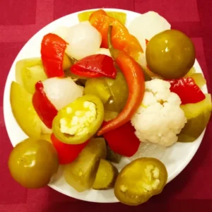 Csípős vegyes darabos savanyűság